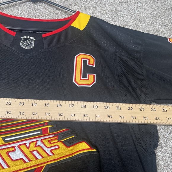 Quinn Hughes Vancouver Canucks Adidas Authentic Jersey Men's Large 52 Black NHL - Picture 4 of 8